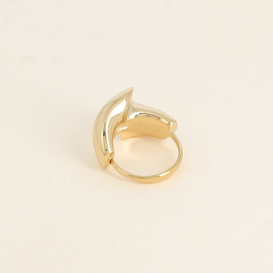 Bague - formes bombées et décalées