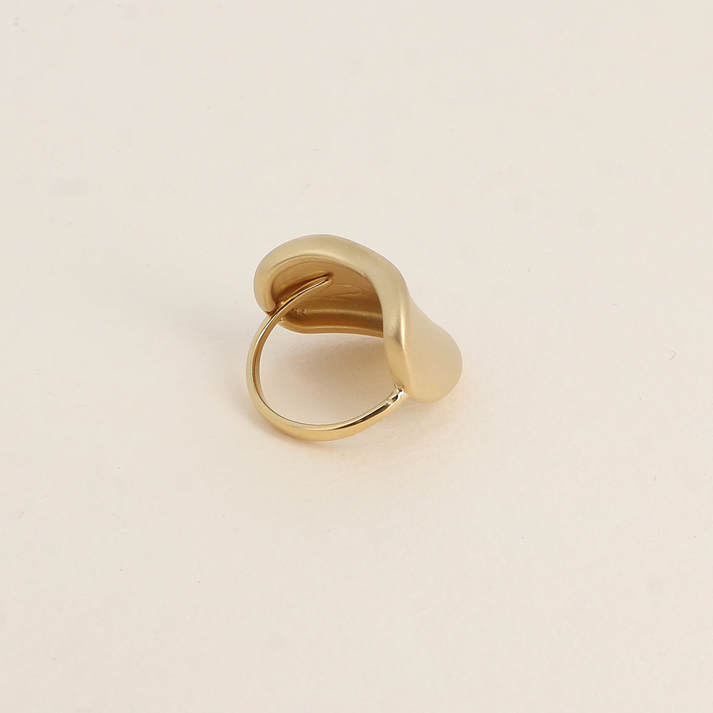 Bague - forme coeur mat