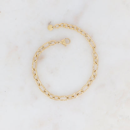 Bracelet - maillons alternés