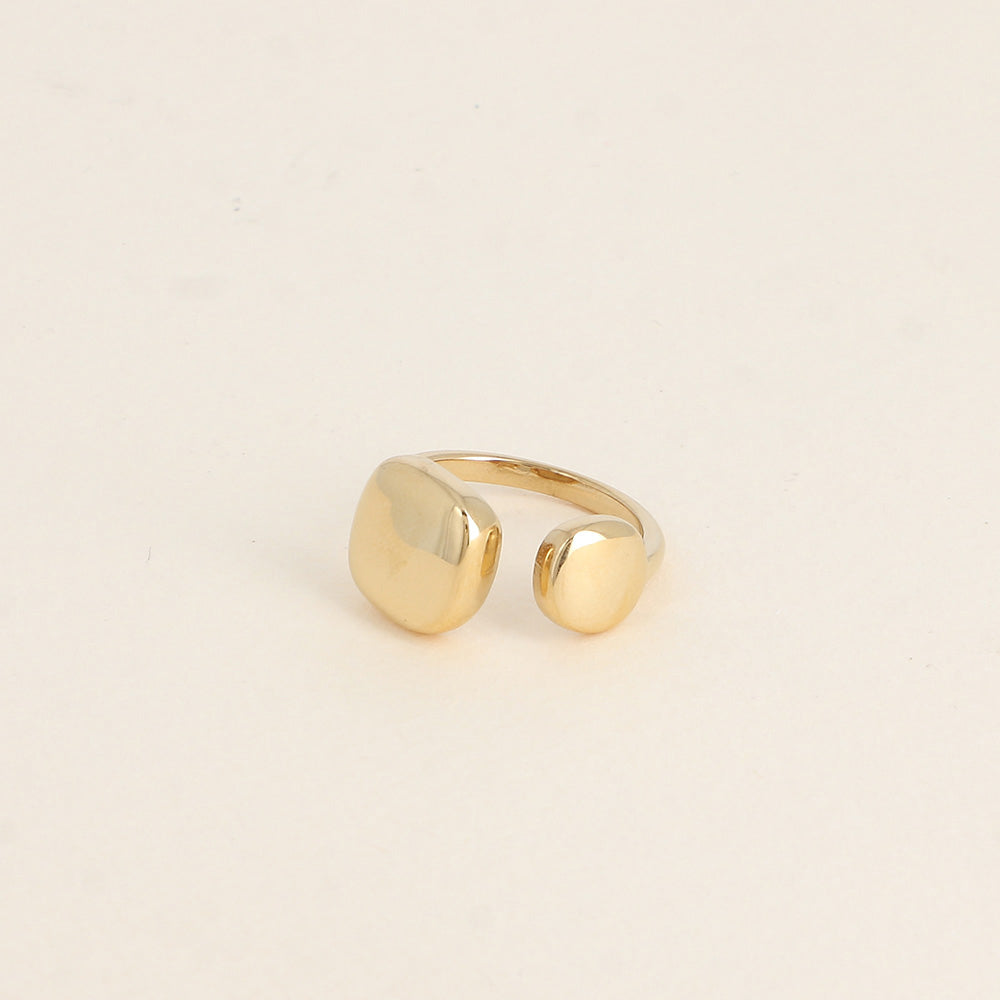 Bague ouverte - formes arrondies