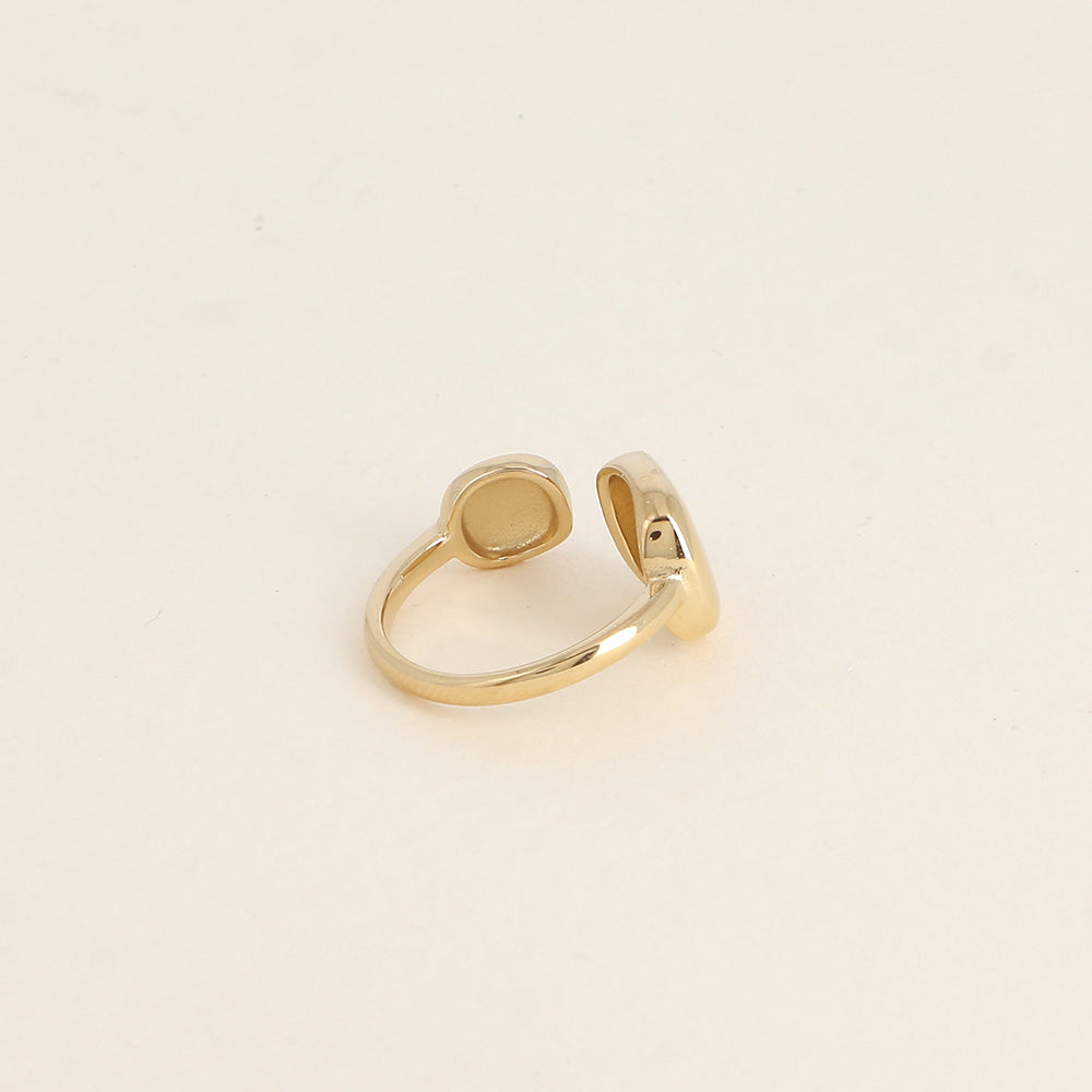 Bague ouverte - formes arrondies