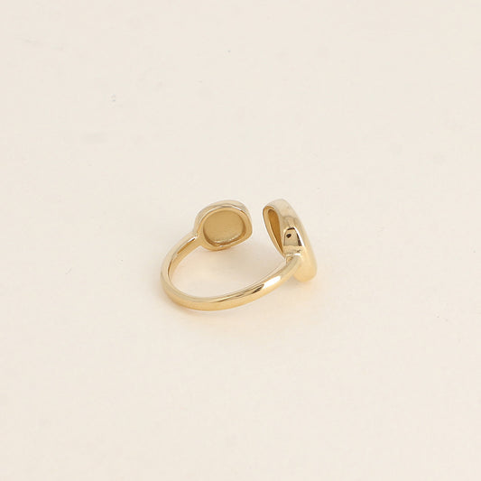 Bague ouverte - formes arrondies
