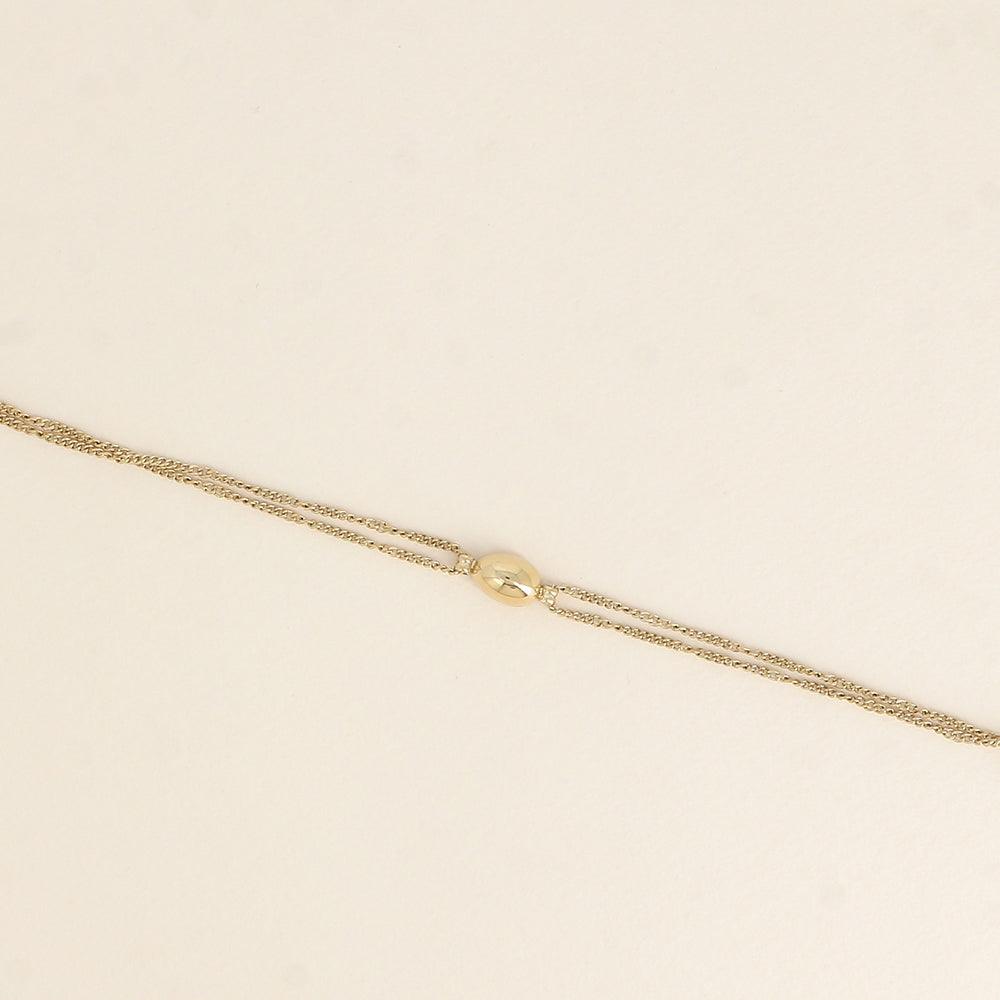 Bracelet - petit ovale bombé (16+3 cm)