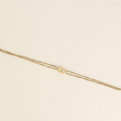 Bracelet - petit ovale bombé (16+3 cm)
