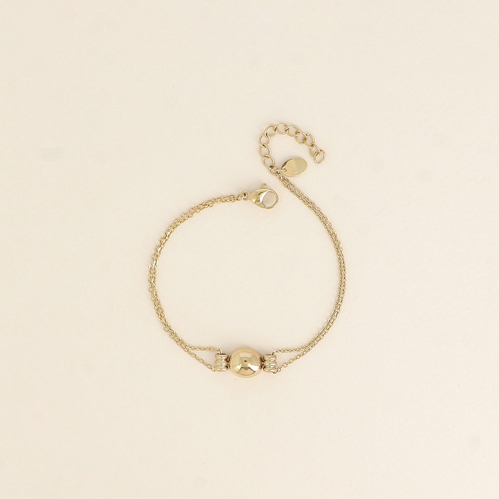 Bracelet - petit rond bombé (16+3 cm)