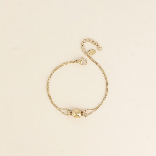 Bracelet - petit rond bombé (16+3 cm)