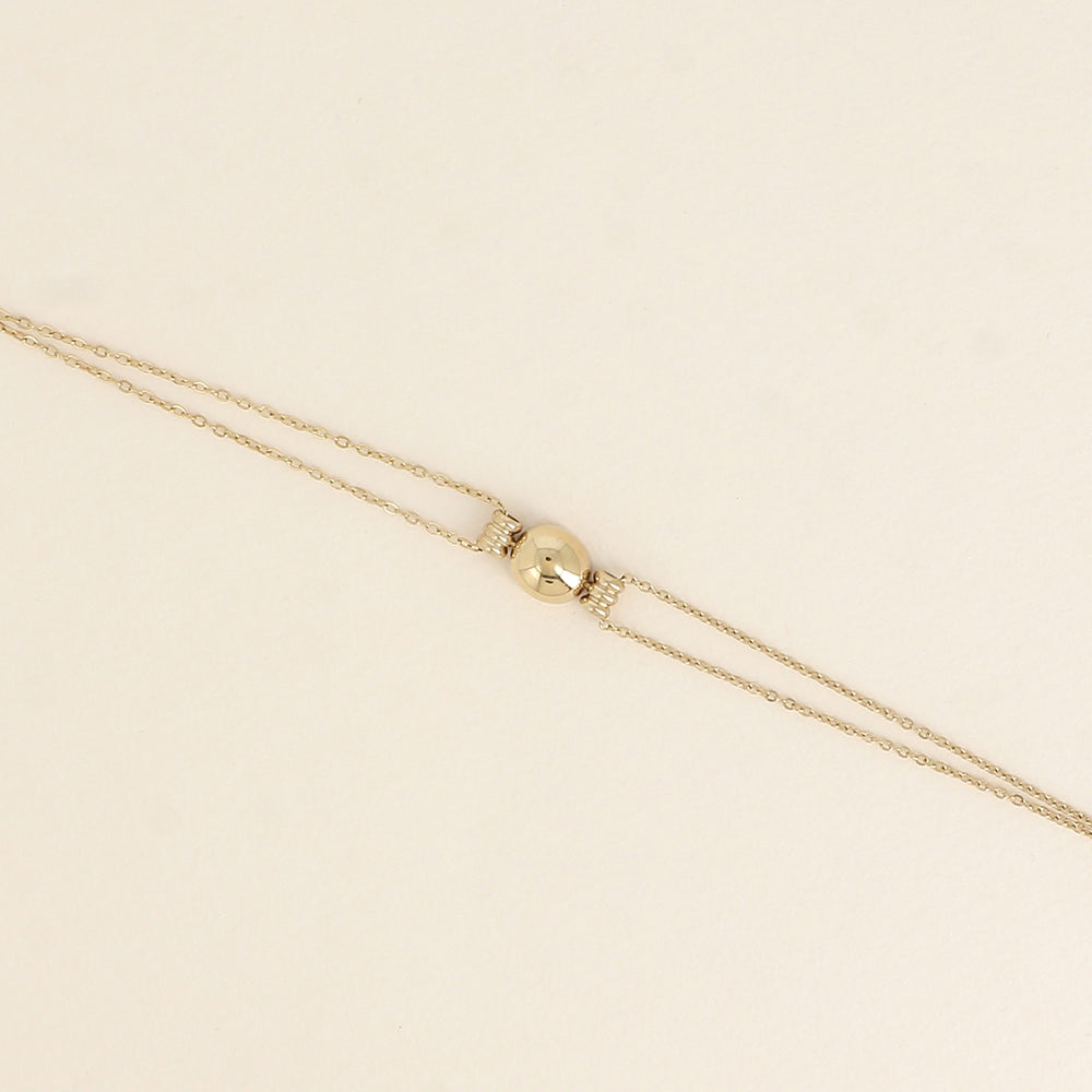 Bracelet - petit rond bombé (16+3 cm)