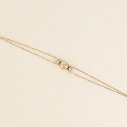 Bracelet - petit rond bombé (16+3 cm)