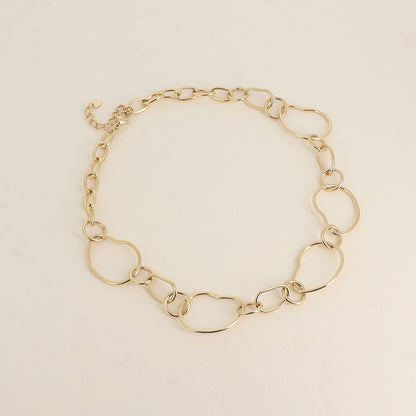 Collier - anneaux alternés 45+5 cm