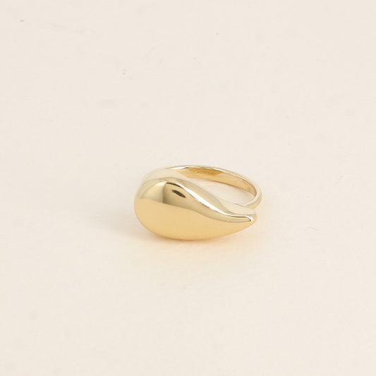 Bague - forme goutte bombée