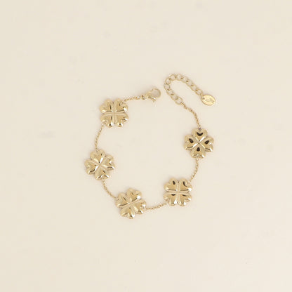 Bracelet - trèfles (16+3 cm)