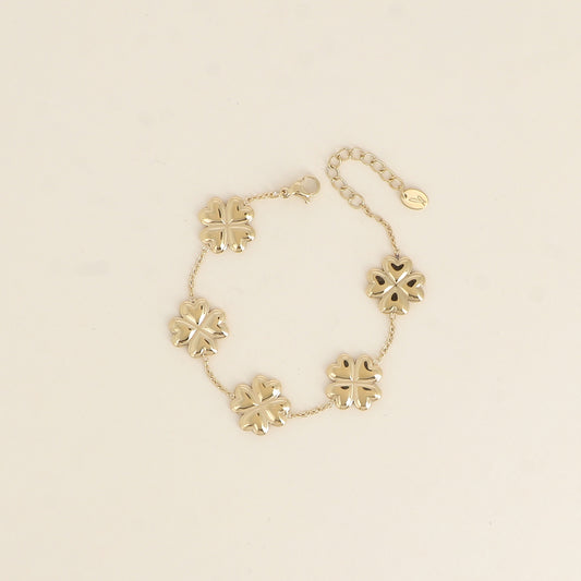 Bracelet - trèfles (16+3 cm)