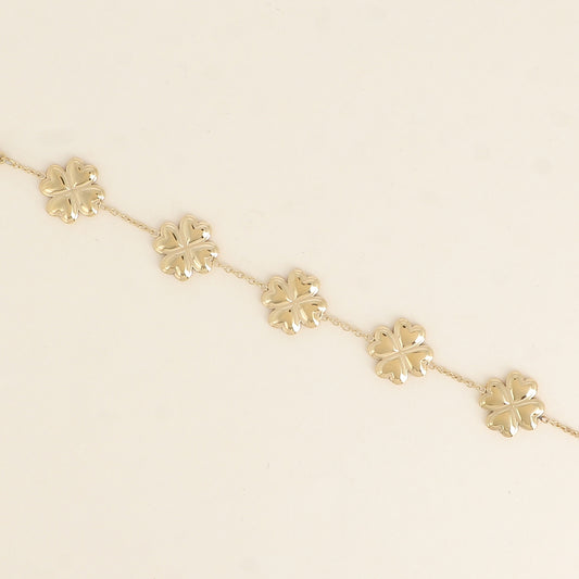 Bracelet - trèfles (16+3 cm)