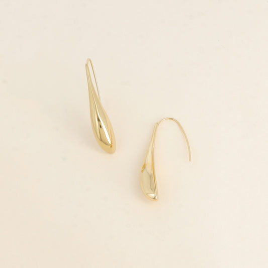Boucles pendantes - longue tige bombée 10x52 mm