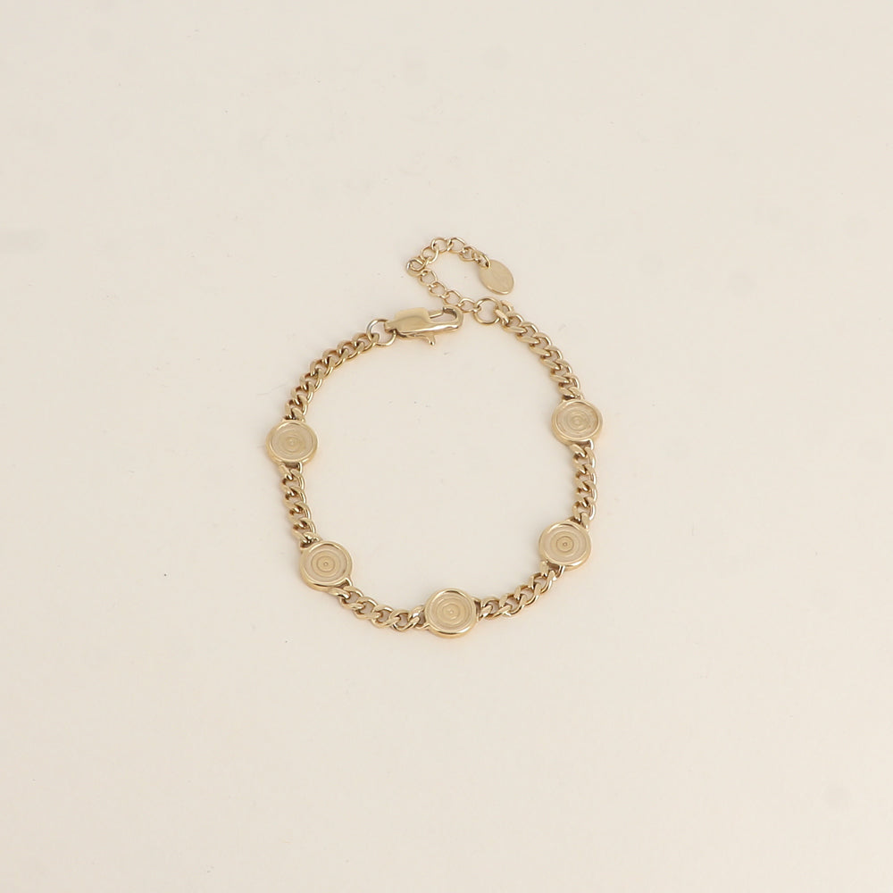 Bracelet - 5 ronds (16+3 cm)