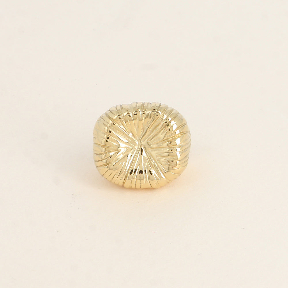Bague - carré strié