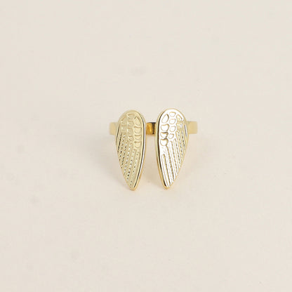Bague ouverte - double aile