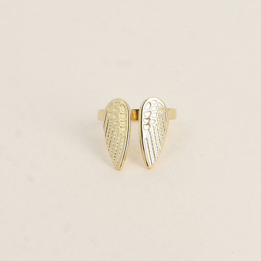 Bague ouverte - double aile
