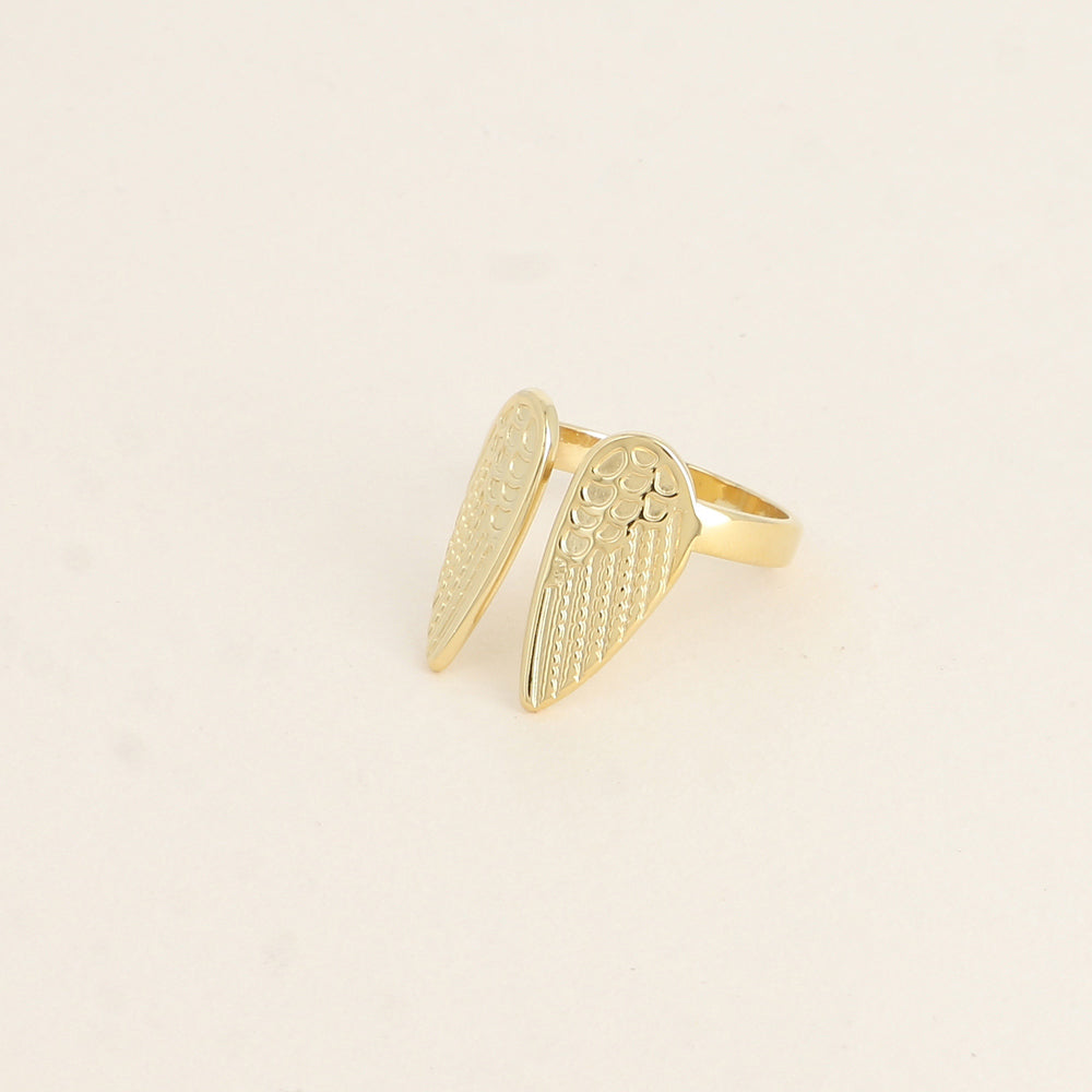 Bague ouverte - double aile