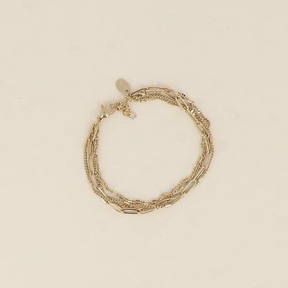 Bracelet - 4 rangs (15+3 cm)