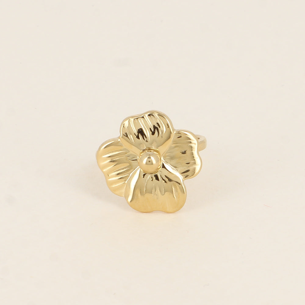 Bague - motif fleur