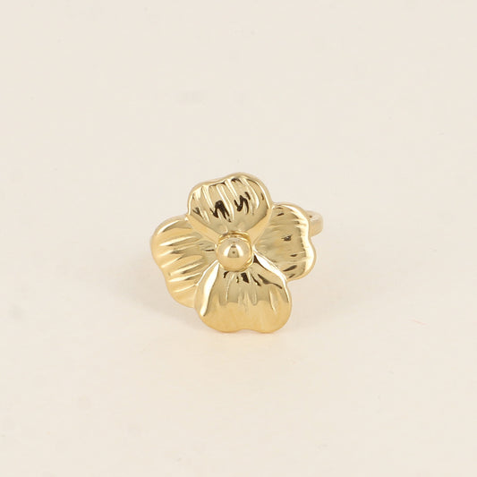 Bague - motif fleur