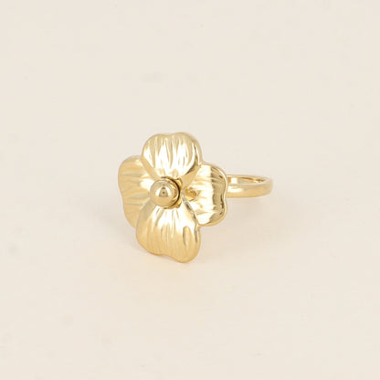 Bague - motif fleur