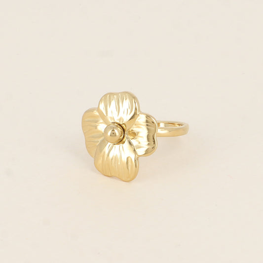 Bague - motif fleur