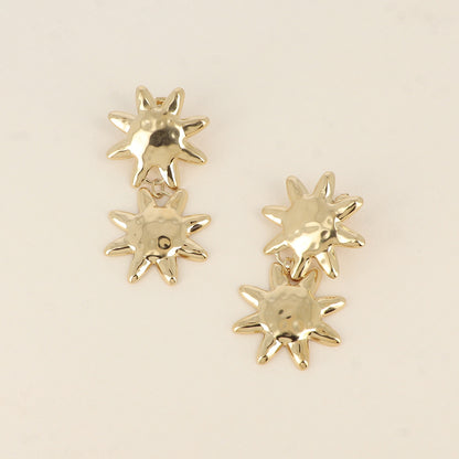 Boucles pendantes - 2 pièces soleil 29 x 58 mm