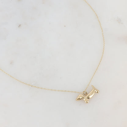 Collier - pendentif teckel 40+5 cm