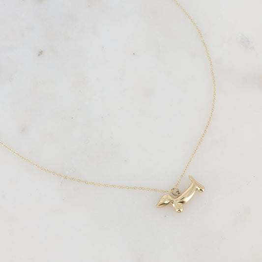 Collier - pendentif teckel 40+5 cm