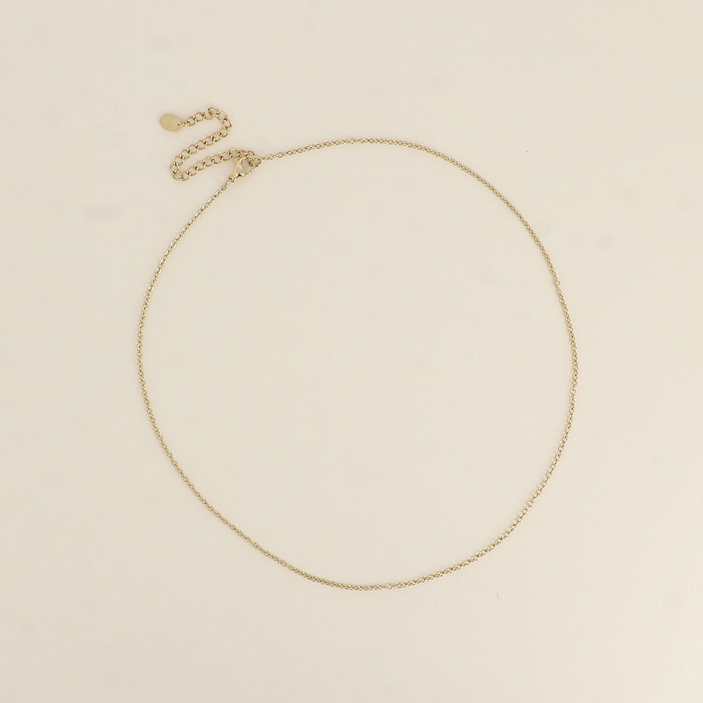 Collier - maille forçat 41+7 cm