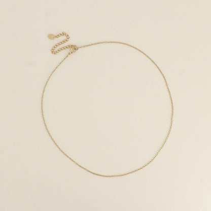 Collier - maille forçat 41+7 cm