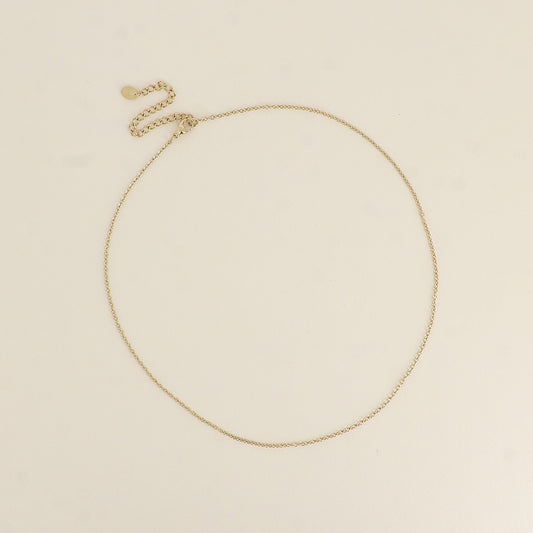 Collier - maille forçat 41+7 cm