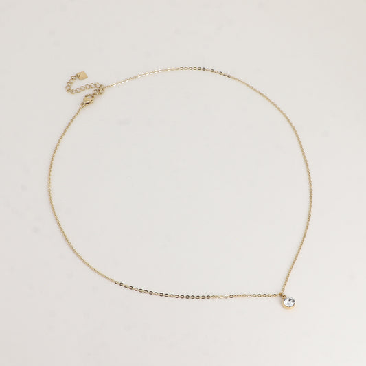 Collier - Cristal SS24 - Orné de cristaux de Swarovski® - 45+5 cm - Diamètre du cristal : 5 mm - Crystal
