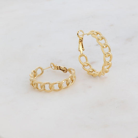 Créoles style maille (3CM)