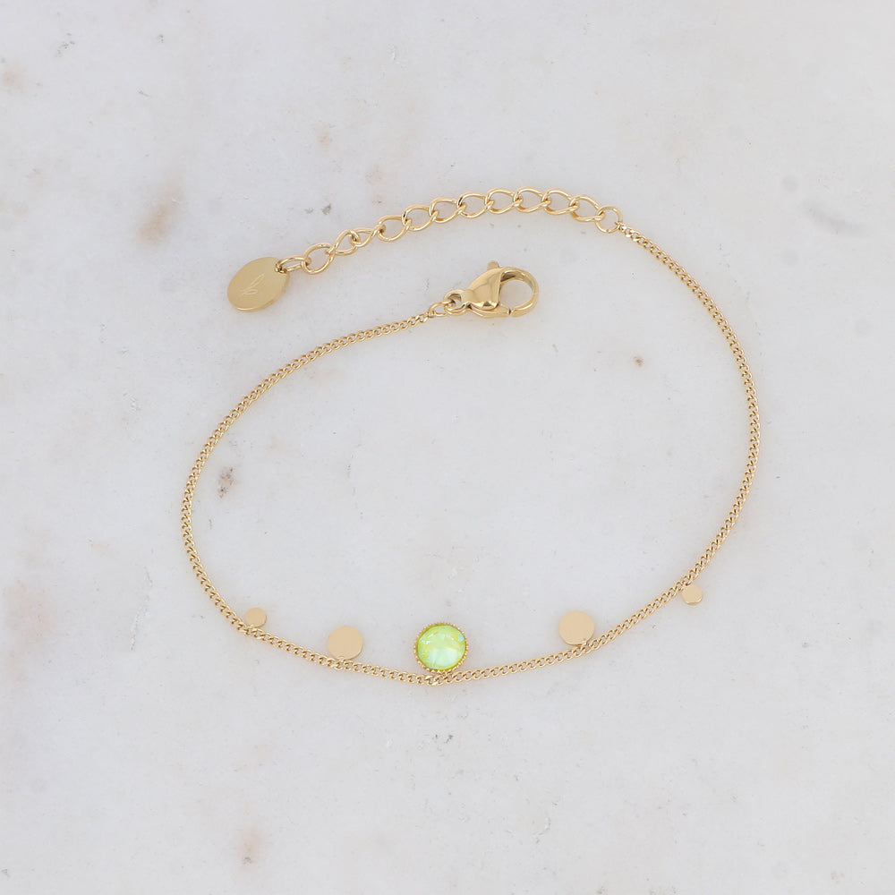 Bracelet - orné de cristaux de Swarovski® PP20 - Sunshine delite - Diamètre du cristal: 0,5 cm
