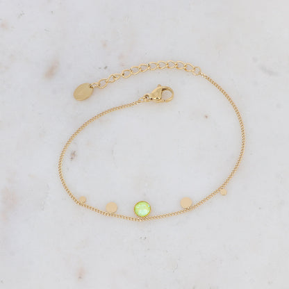 Bracelet - orné de cristaux de Swarovski® PP20 - Sunshine delite - Diamètre du cristal: 0,5 cm