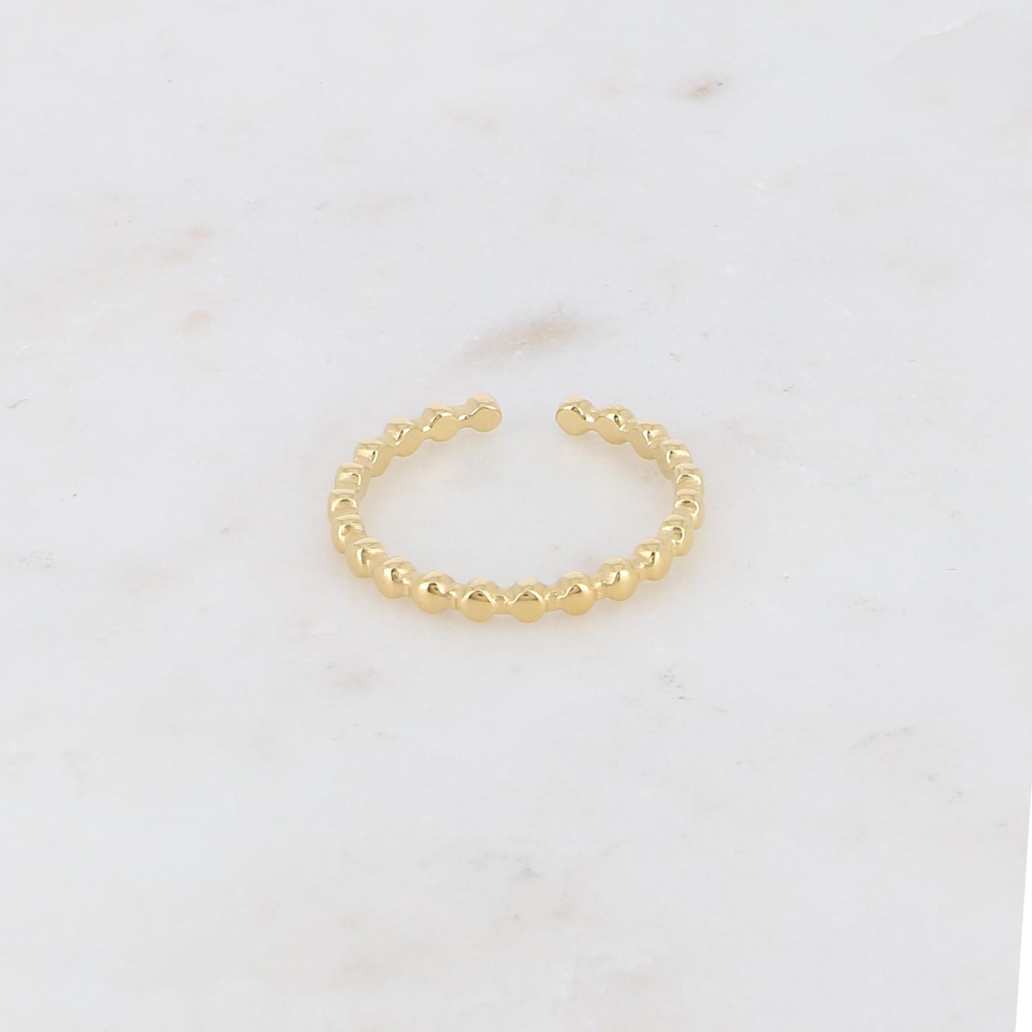 Bague avec effet billes