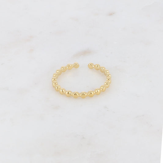 Bague avec effet billes