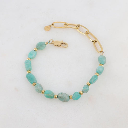 Bracelet avec pierres naturelles
