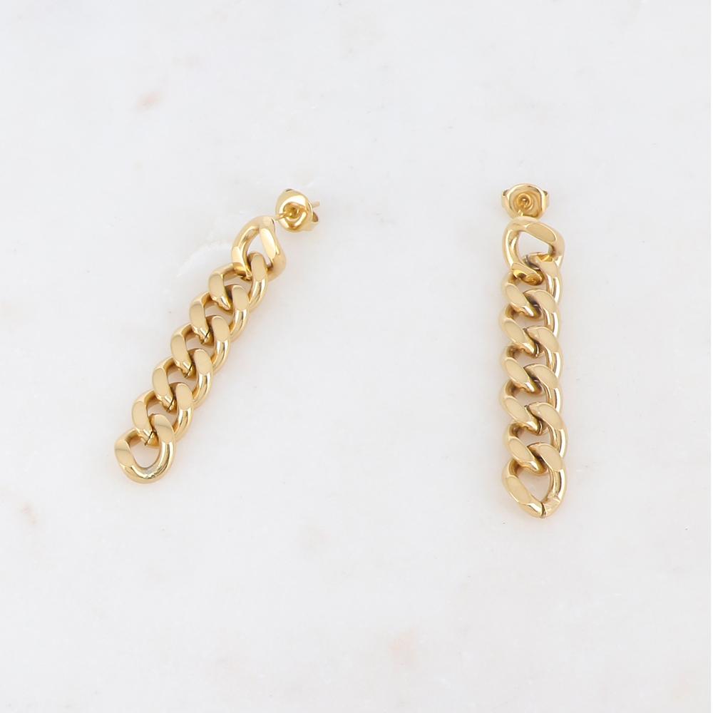 B.O à puce chaîne pendante grosse maille 0,9 x 4,5 CM.
