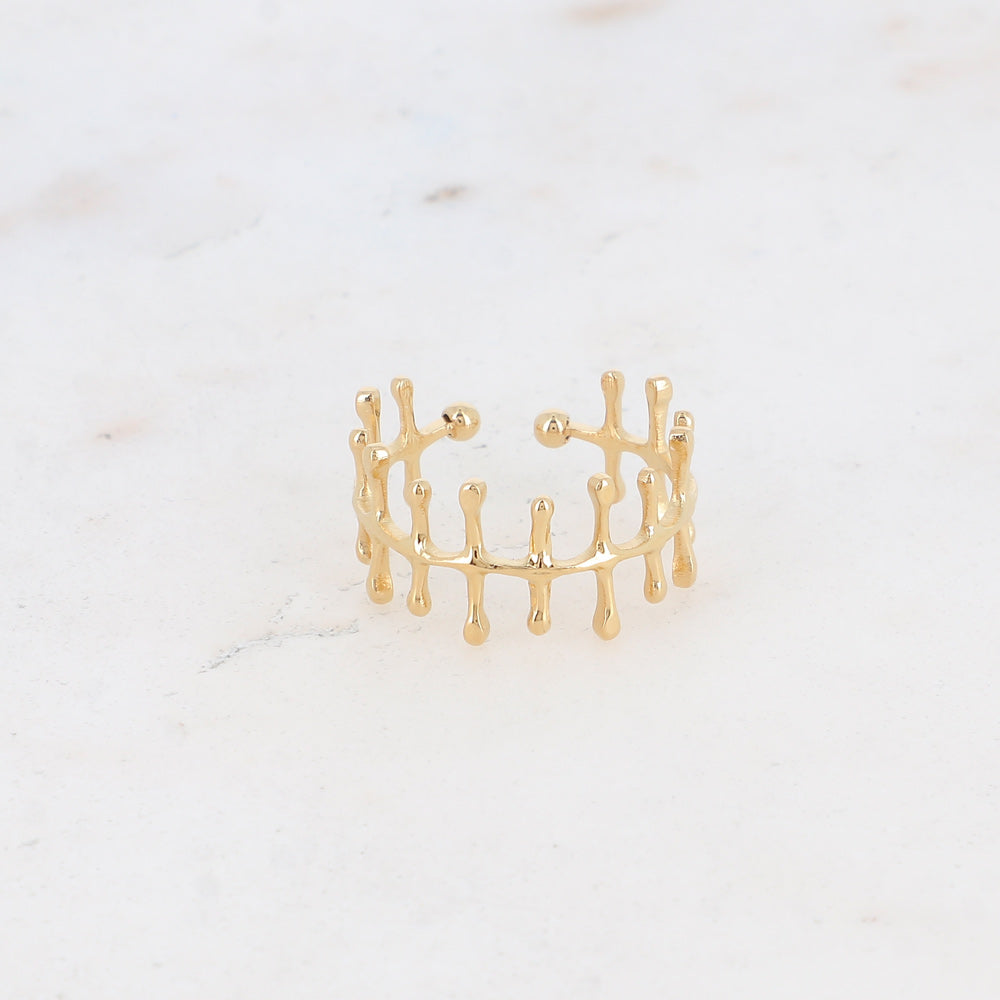 Bague en arête de poisson