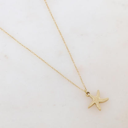 Collier avec pendentif étoile de mer (40+5CM)