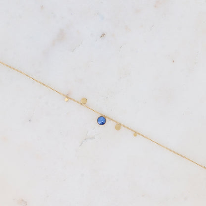 Bracelet - orné de cristaux de Swarovski® PP20 - Royal blue - Diamètre du cristal: 0,5 cm