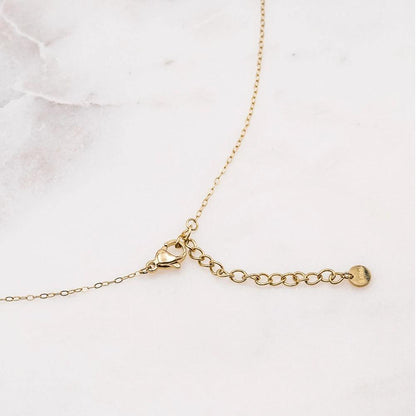 Collier doré avec des pampilles 38+5 cm