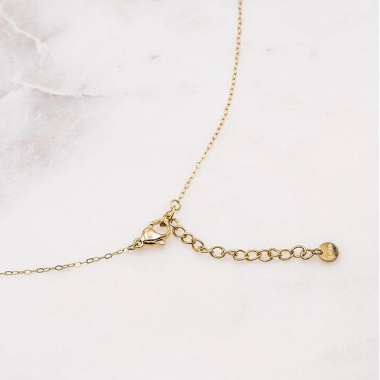 Collier doré avec des pampilles 38+5 cm