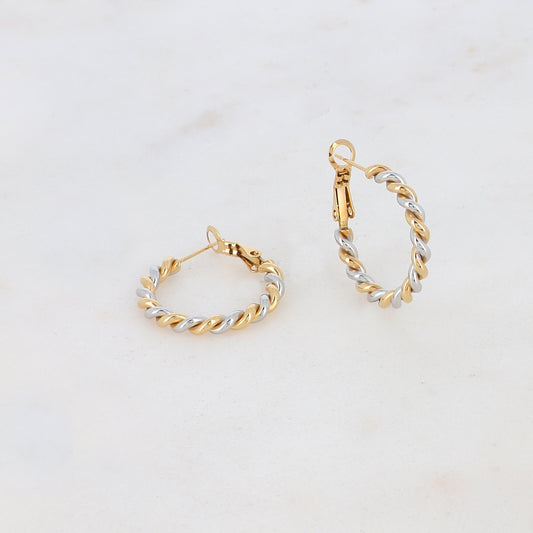 Créoles style torsadé (2.5CM)